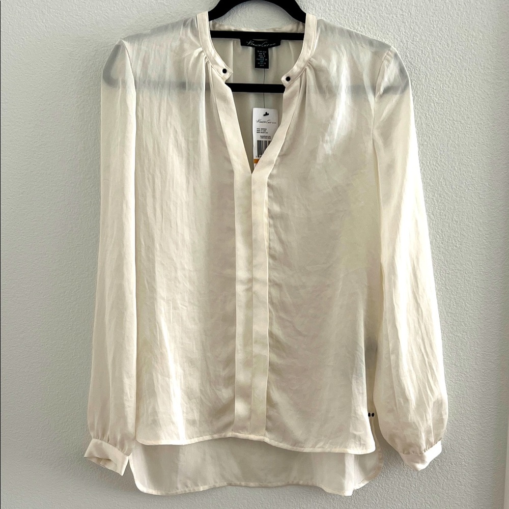 Kenneth Cole Ivory Blouse